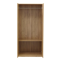 Armadio Guardaroba Eiselfing 176 x 80 x 52 cm Effetto Rovere [en.casa]