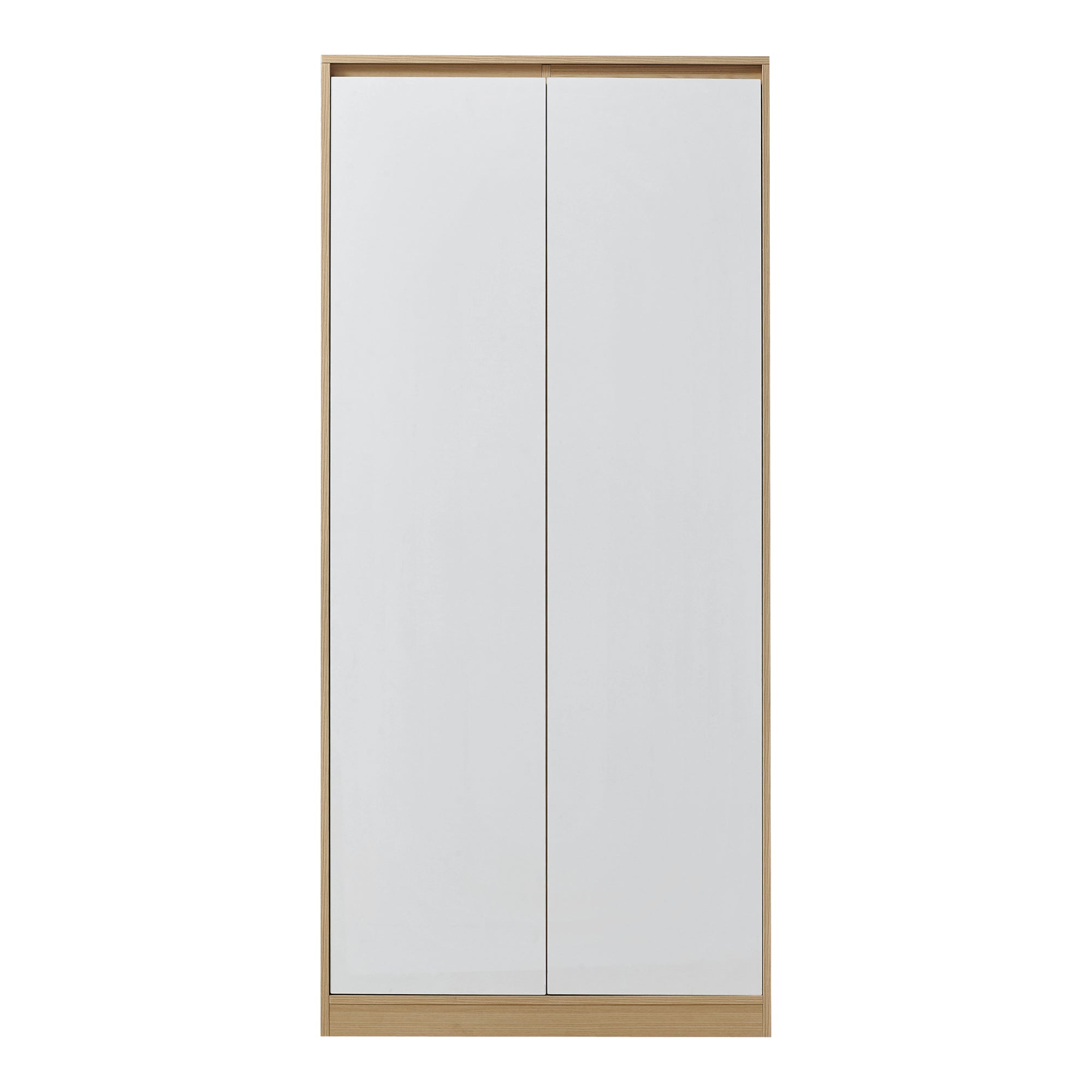 Armadio Guardaroba Bastheim 176 x 80 x 52 cm Effetto Rovere [en.casa]