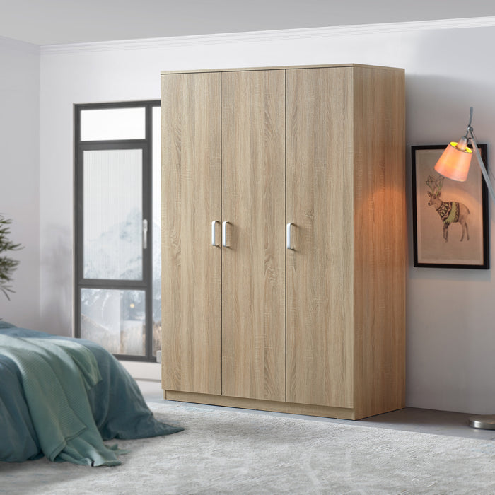 Armadio Guardaroba Bodolz 176 x 120 x 52 cm Effetto Rovere Sonoma [en.casa]