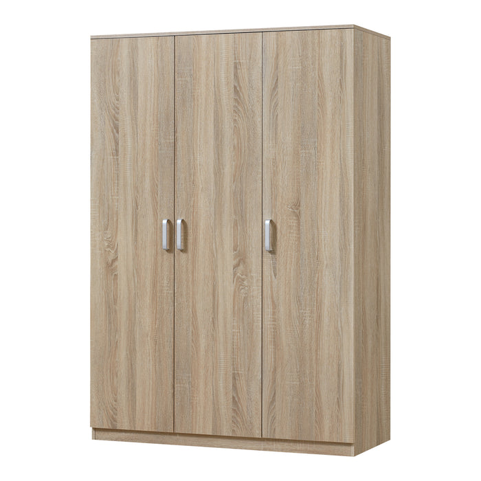 Armadio Guardaroba Bodolz 176 x 120 x 52 cm Effetto Rovere Sonoma [en.casa]