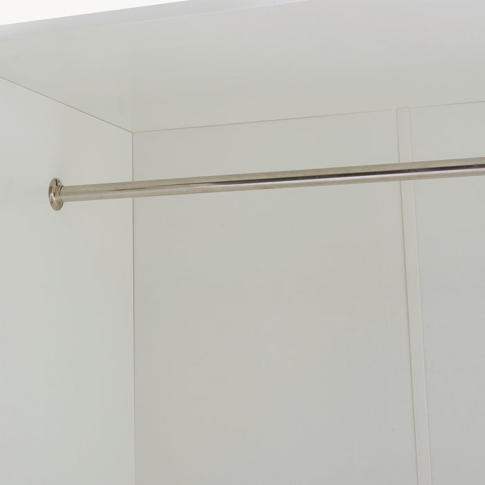 Armadio Guardaroba Eiselfing 176 x 80 x 52 cm Bianco [en.casa]