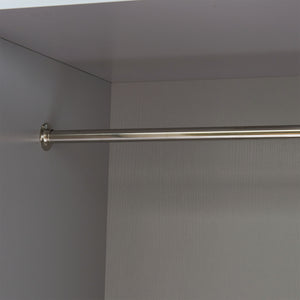 Armadio Guardaroba Eiselfing 176 x 80 x 52 cm Grigio [en.casa]