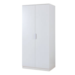 Armadio Guardaroba Eiselfing con 4 Scomparti 176 x 80 x 52 cm Bianco [en.casa]