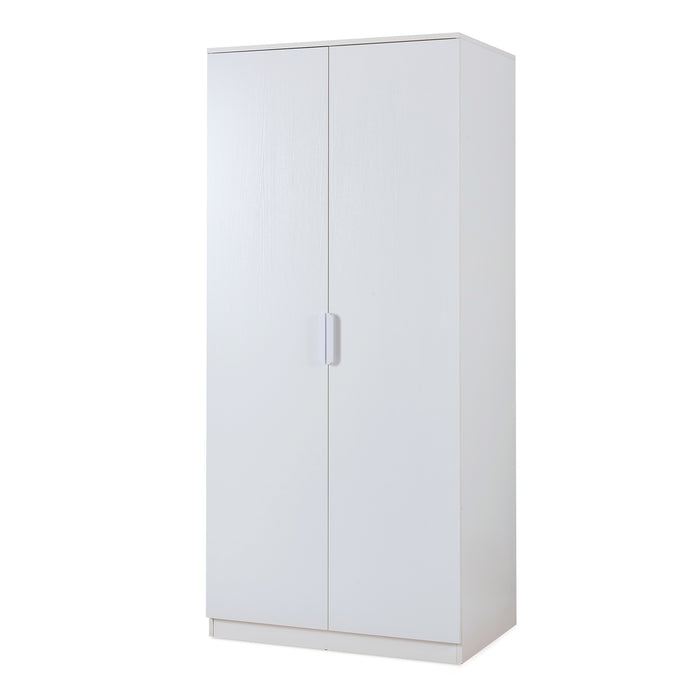 Armadio Guardaroba Eiselfing con 4 Scomparti 176 x 80 x 52 cm Bianco [en.casa]