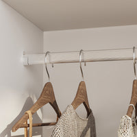 Armadietto Aperto per Guardaroba Nesbyen - Bianco [en.casa]