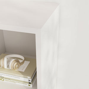 Armadietto Aperto per Guardaroba Nesbyen - Bianco [en.casa]