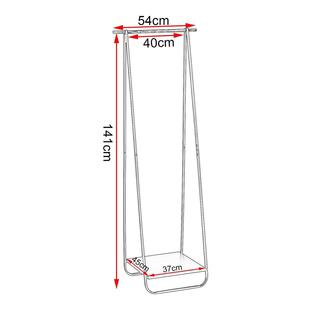 Robusto supporto portante con ripiani a 2 livelli 19_0000630