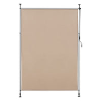 Schermo Verticale Cimarra da Balcone con Pali Telescopici Tenda Parasole Larga 200 cm color Sabbia pro.tec