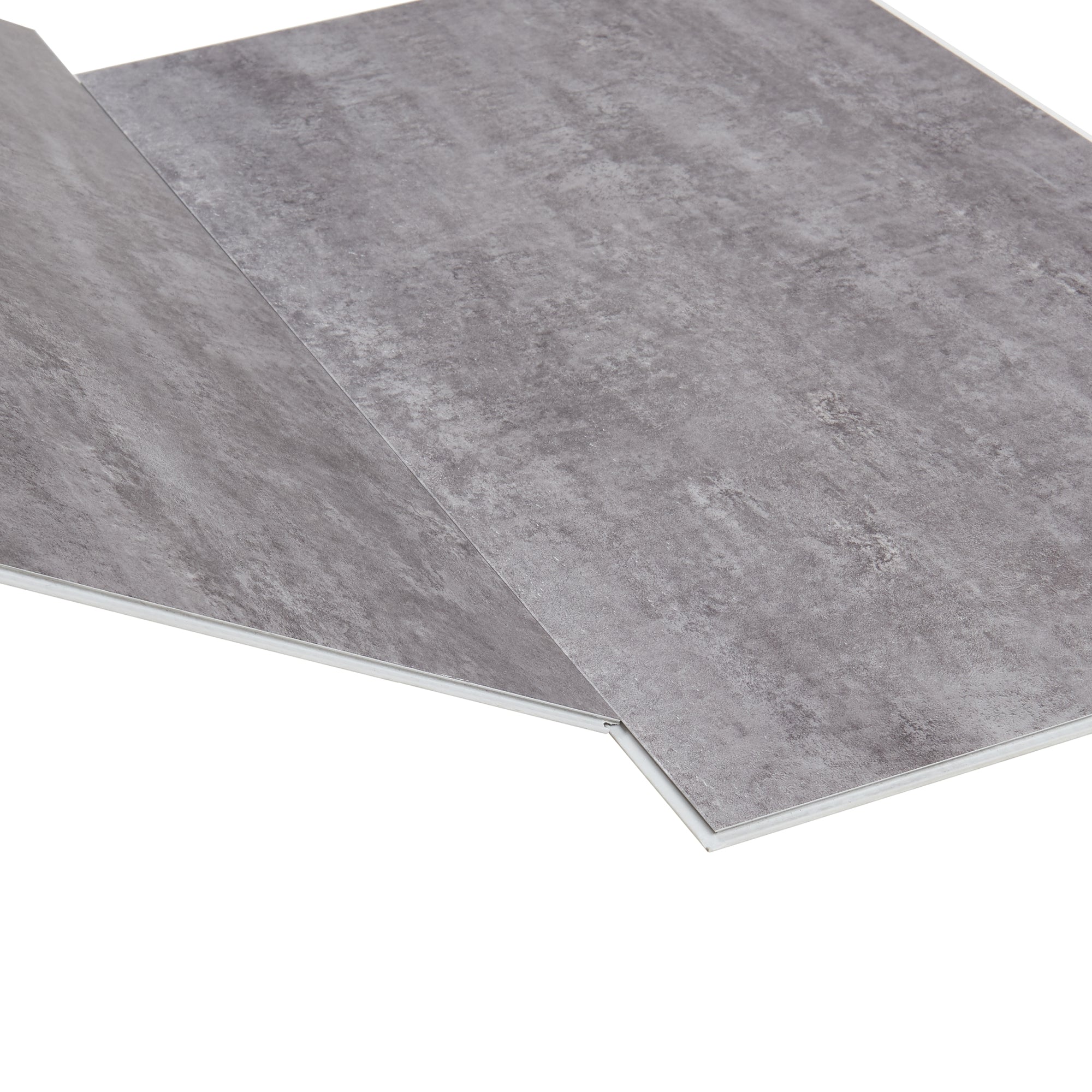 Set Aldire 120 Piastrelle SPC di Pavimento a Incastro Click Pavimentazione per Interni - Grigio Pietra NEU.HOLZ