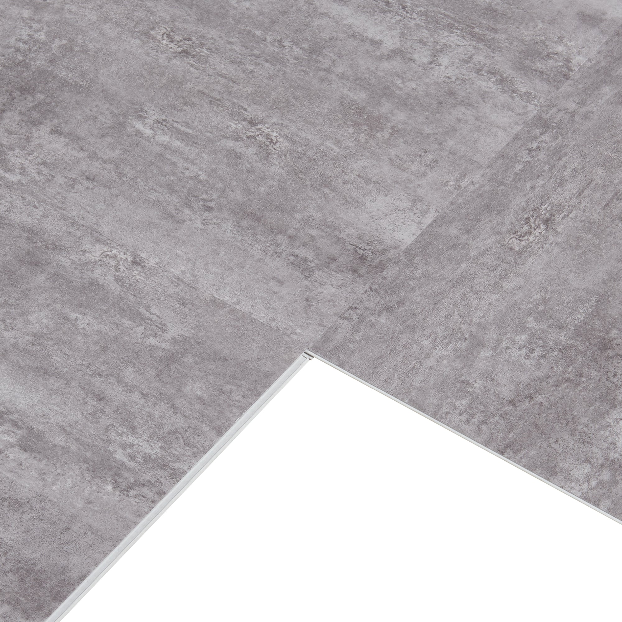 Set Aldire 120 Piastrelle SPC di Pavimento a Incastro Click Pavimentazione per Interni - Grigio Pietra NEU.HOLZ