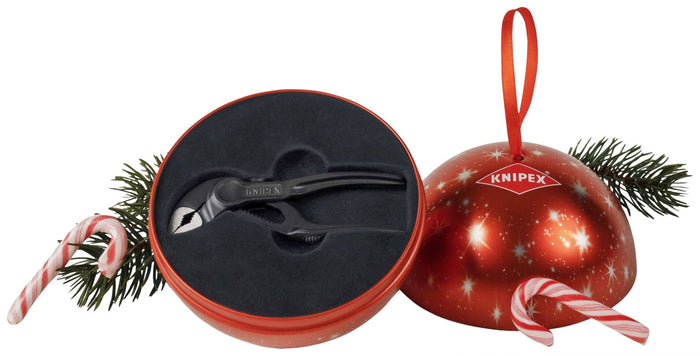 Knipex 8700100XMAS Cobra XS in una pallina di Natale EDIZIONE LIMITATA Lungh. 102mm