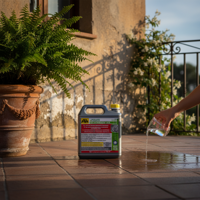 Salvaterrazza eco protettivo anti infiltrazione traspirante consolidante *** formato 5 lt, confezione 1