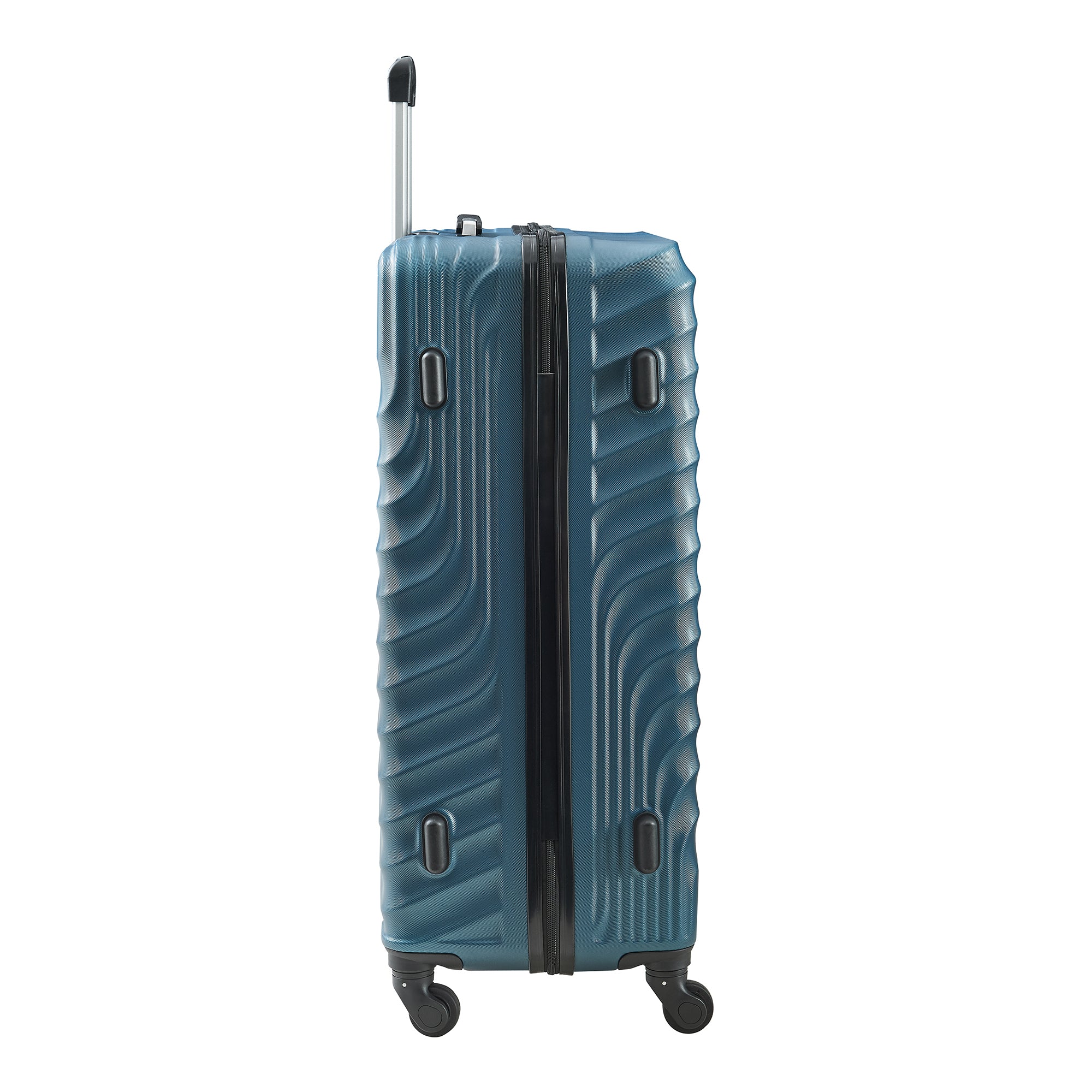 Set Trolley Pona di 3 Valigie Rigide in Misure S/M/L - Blu pro.tec