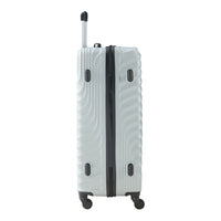 Set Trolley Pona di 3 Valigie Rigide in Misure S/M/L - Grigio Chiaro pro.tec