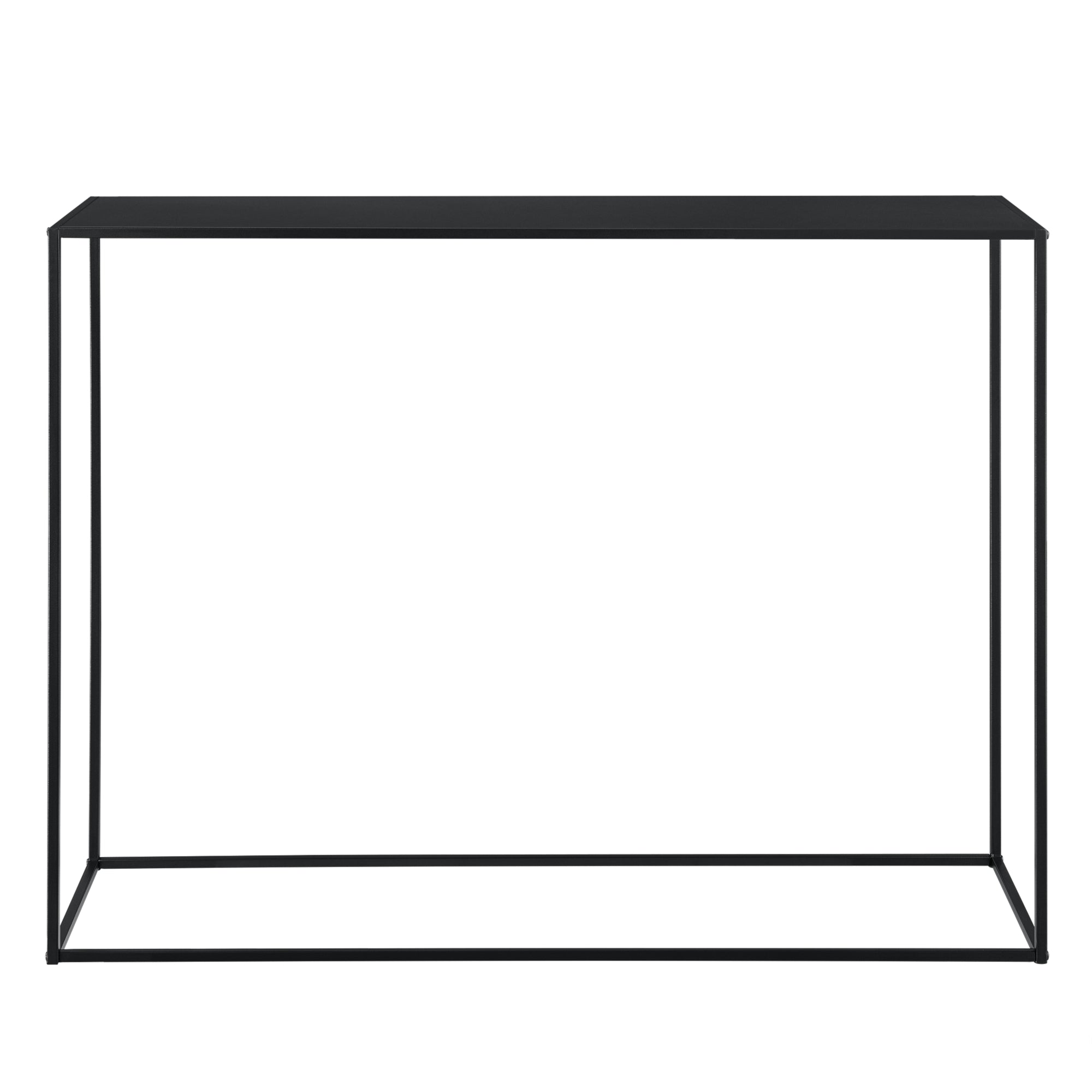 Tavolo a Consolle in Metallo 92x115x32 cm Tavolo da Appoggio - Nero [en.casa]