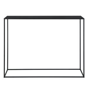 Tavolo a Consolle in Metallo 92x115x32 cm Tavolo da Appoggio - Nero [en.casa]