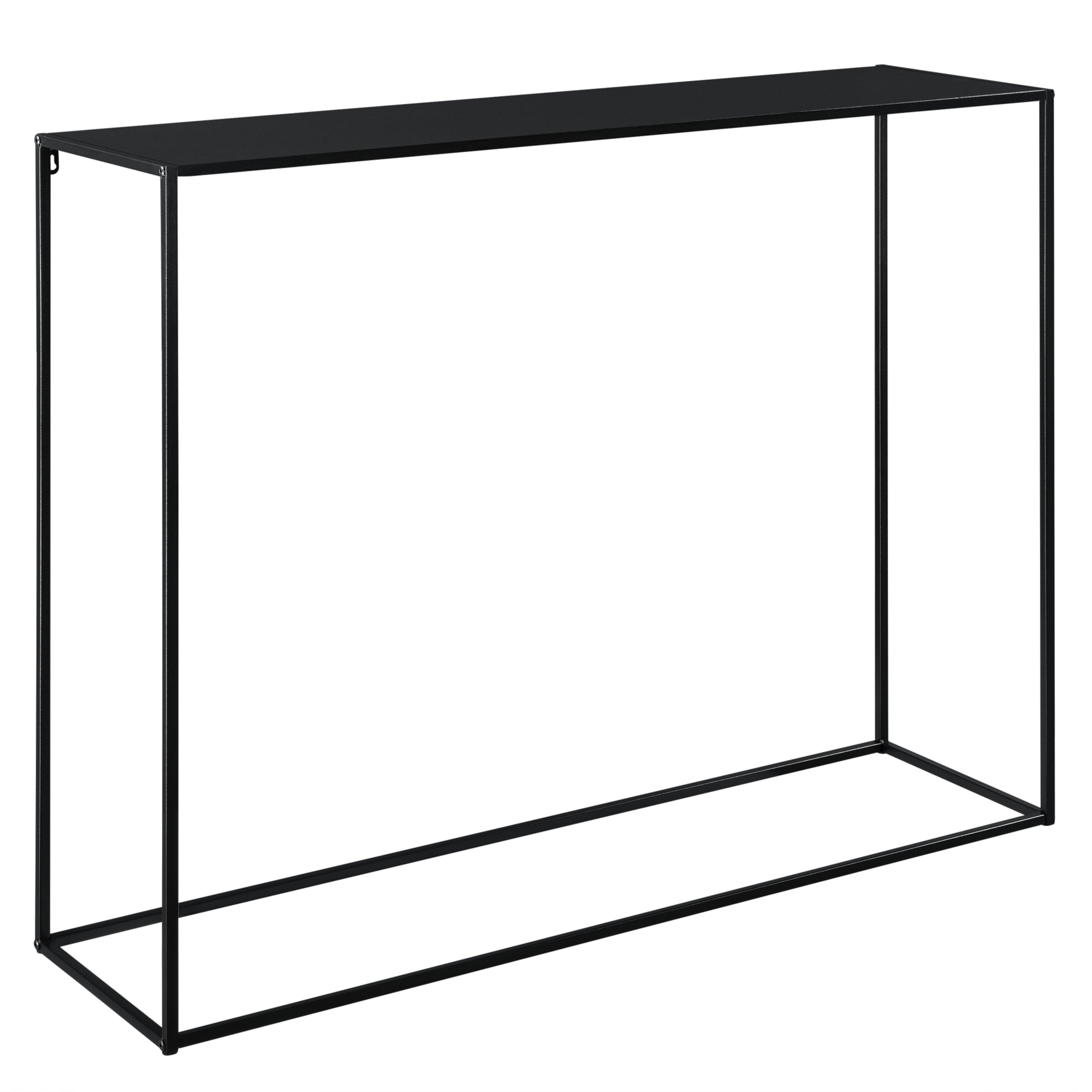 Tavolo a Consolle in Metallo 92x115x32 cm Tavolo da Appoggio - Nero [en.casa]