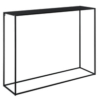 Tavolo a Consolle in Metallo 92x115x32 cm Tavolo da Appoggio - Nero [en.casa]
