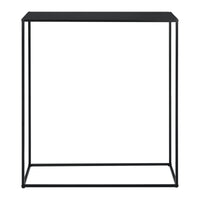 Tavolo a Consolle in Metallo 92x80x32 cm Tavolo da Appoggio - Nero [en.casa]