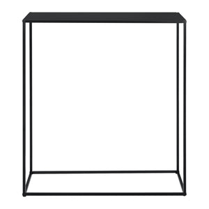 Tavolo a Consolle in Metallo 92x80x32 cm Tavolo da Appoggio - Nero [en.casa]