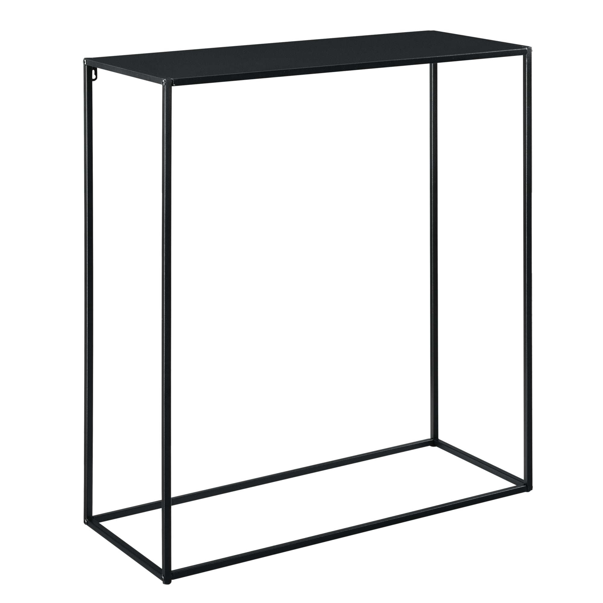 Tavolo a Consolle in Metallo 92x80x32 cm Tavolo da Appoggio - Nero [en.casa]