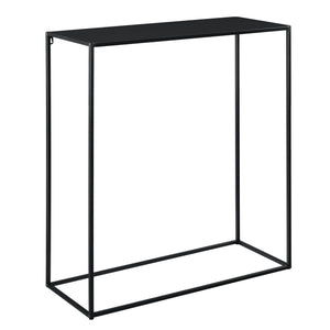 Tavolo a Consolle in Metallo 92x80x32 cm Tavolo da Appoggio - Nero [en.casa]