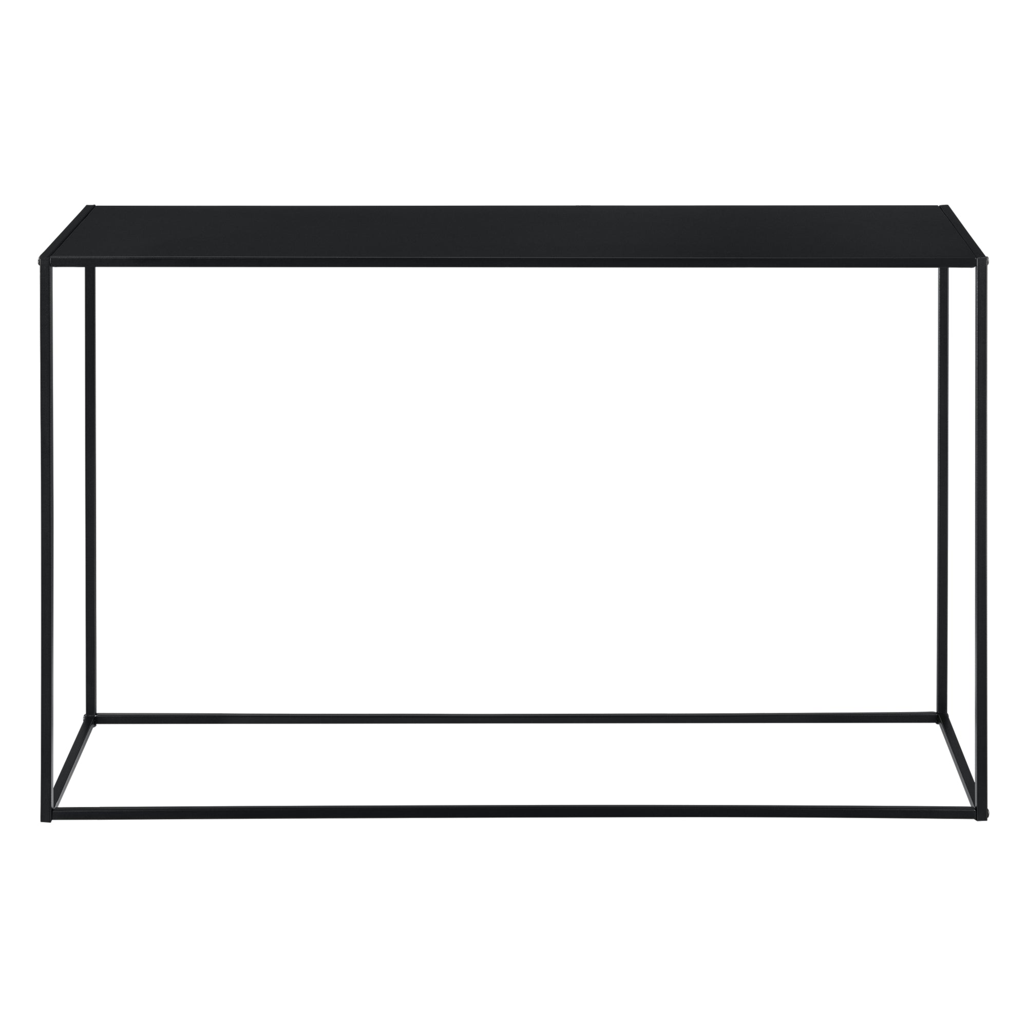 Tavolo a Consolle in Metallo 74x115x32 cm Tavolo da Appoggio - Nero [en.casa]