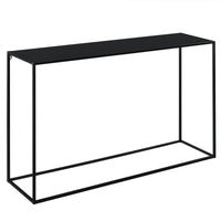 Tavolo a Consolle in Metallo 74x115x32 cm Tavolo da Appoggio - Nero [en.casa]