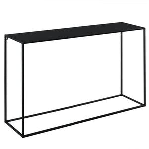 Tavolo a Consolle in Metallo 74x115x32 cm Tavolo da Appoggio - Nero [en.casa]