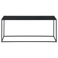 Tavolo a Consolle in Metallo 50x115x32 cm Tavolo da Appoggio - Nero [en.casa]