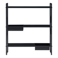 Scaffale Portapiante Berkelland a 3 Livelli - Metallo Nero [en.casa]