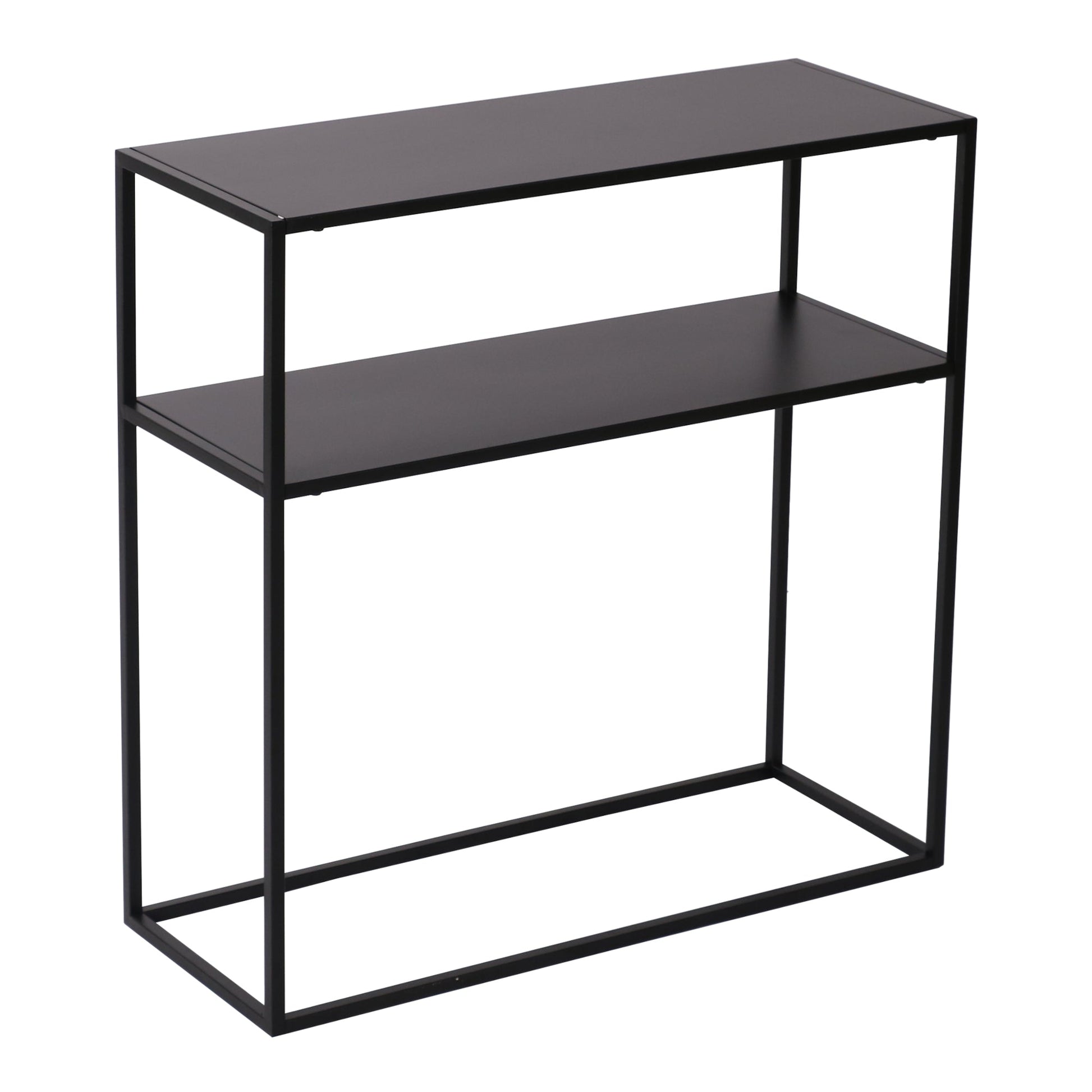 Consolle in metallo 80 x 80 x 30 cm nero 03_0008579