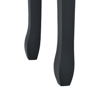 Tavolo Consolle Vintage con 3 Cassetti - Nero [en.casa]