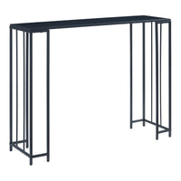 Set di 2 Tavoli a Consolle Ørsta in Misure Diverse - Nero [en.casa]
