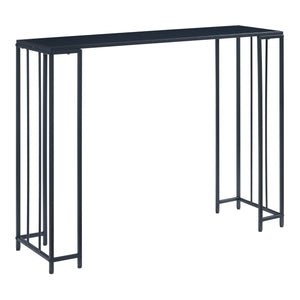Set di 2 Tavoli a Consolle Ørsta in Misure Diverse - Nero [en.casa]