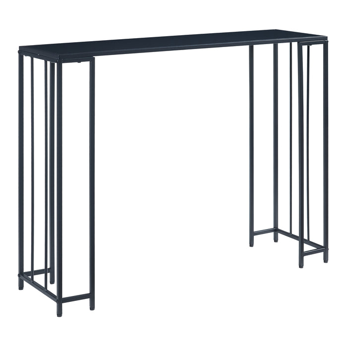Set di 2 Tavoli a Consolle Ørsta in Misure Diverse - Nero [en.casa]