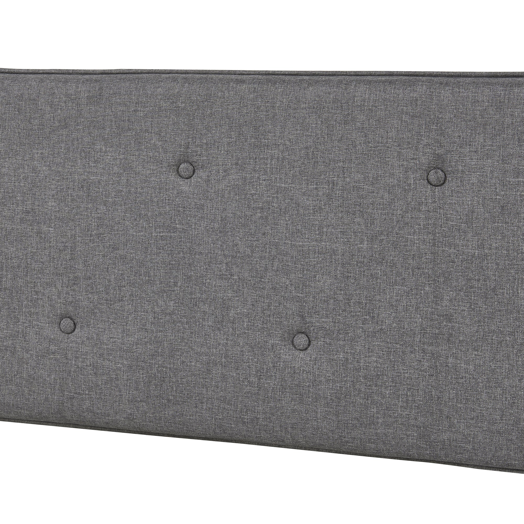 Testiera Letto Tokke Testata Imbottita da Parete 140x52 cm Grigio [en.casa]