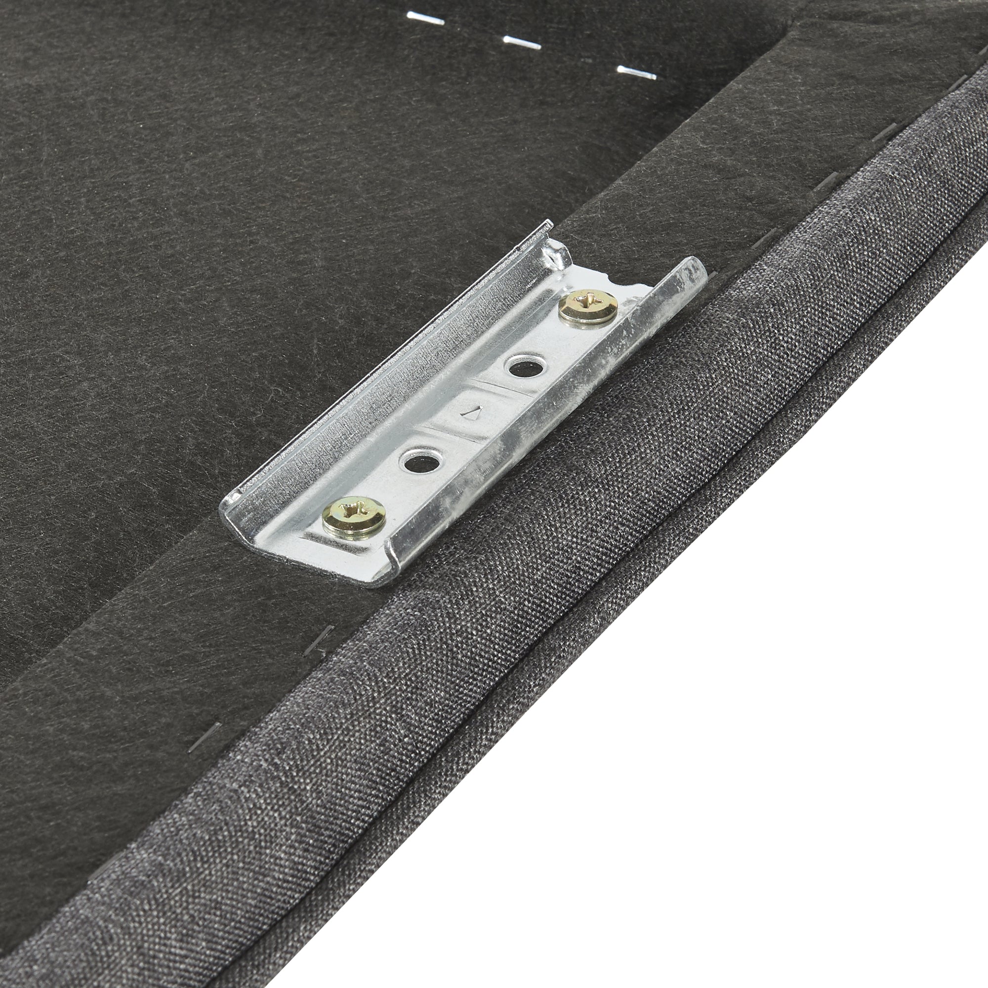 Testiera Letto Tokke Testata Imbottita da Parete 140x52 cm Grigio [en.casa]