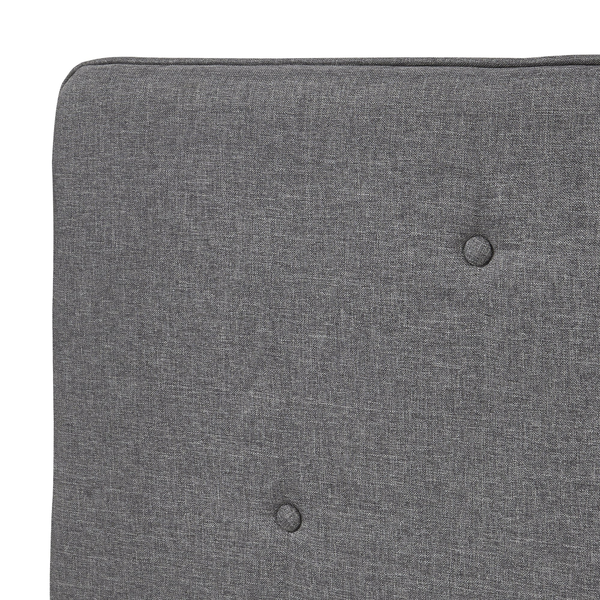 Testiera Letto Tokke Testata Imbottita da Parete 160x52 cm Grigio [en.casa]