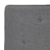 Testiera Letto Tokke Testata Imbottita da Parete 160x52 cm Grigio [en.casa]