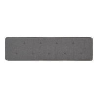 Testiera Letto Tokke Testata Imbottita da Parete 160x52 cm Grigio [en.casa]