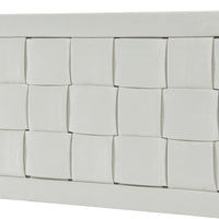 Testiera Imbottita Tervo da Parete per Letto Matrimoniale 180 x 45 cm - Grigio [en.casa]