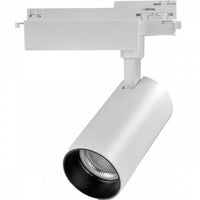 Kosoom Faretti a Binario 40w 36 Gradi Luce Calda Colore Bianco Flusso 4500Lumen T0116B