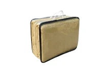 Tenda Parasole Quadrata per Esterni in HDPE Traspirante, Protezione Raggi UV 95%, 360x360 cm