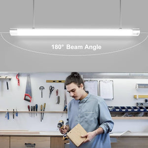 Optonica 6704 plafoniera led 150cm 55w 4500k ip65 impermeabile interno /esterno