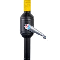 Ombrellone Semicircolare da Parete per Giardino 2.7x1.5 m con Apertura a Manovella, Bianco