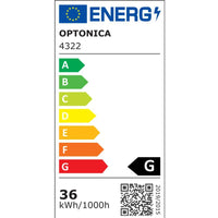 Kit striscia led rgb optonica 4322 5m con alimentatore ir