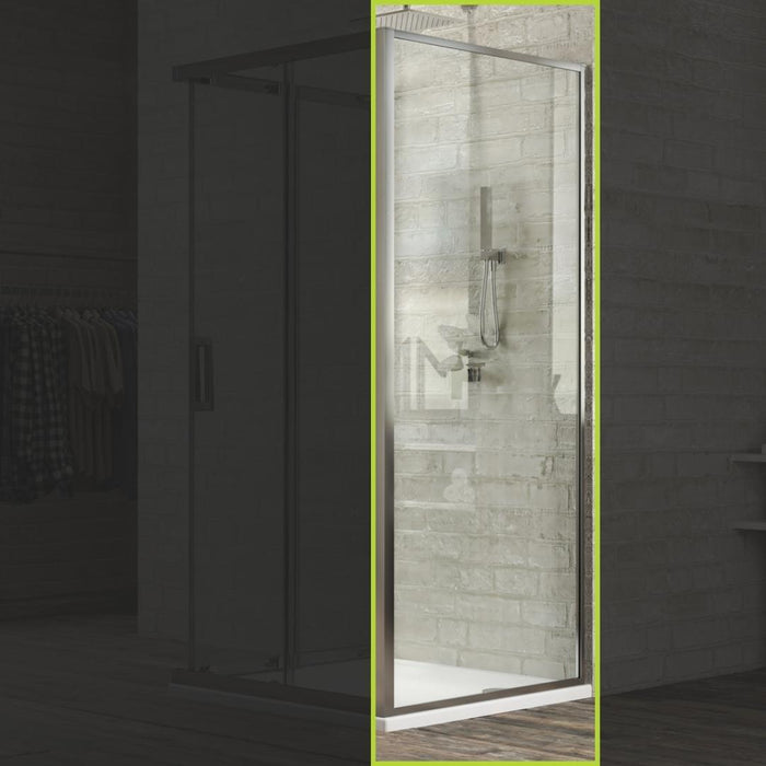 Lato fisso per box doccia corner cristallo temprato *** misure 72-74xh195 cm trasparente, confezione 1