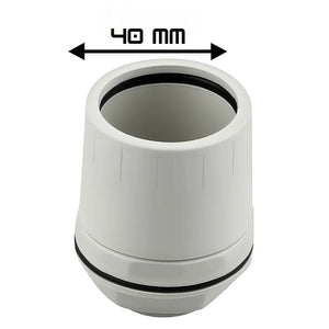 Faeg raccordo per tubo rigido ip65 passo metrico 1,5 *** diametro 40 millimetri, confezione 1
