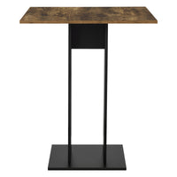 Tavolo da pranzo quadrato per cucina soggiorno 78 cm marrone nero 03_0006124